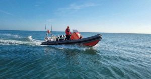 Tigger RIB on route to Lulworth